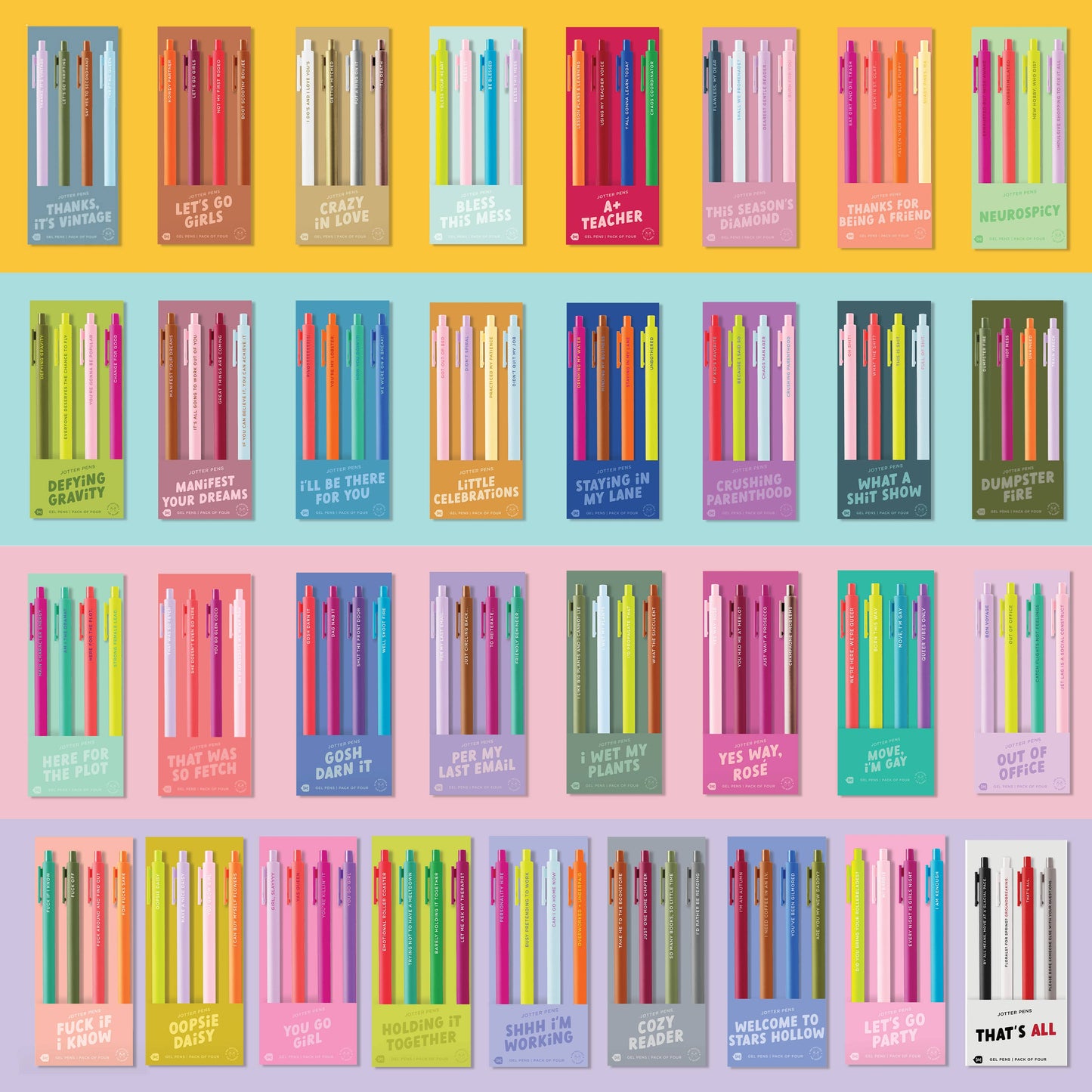 Jotter Pen Set - 4 Pk