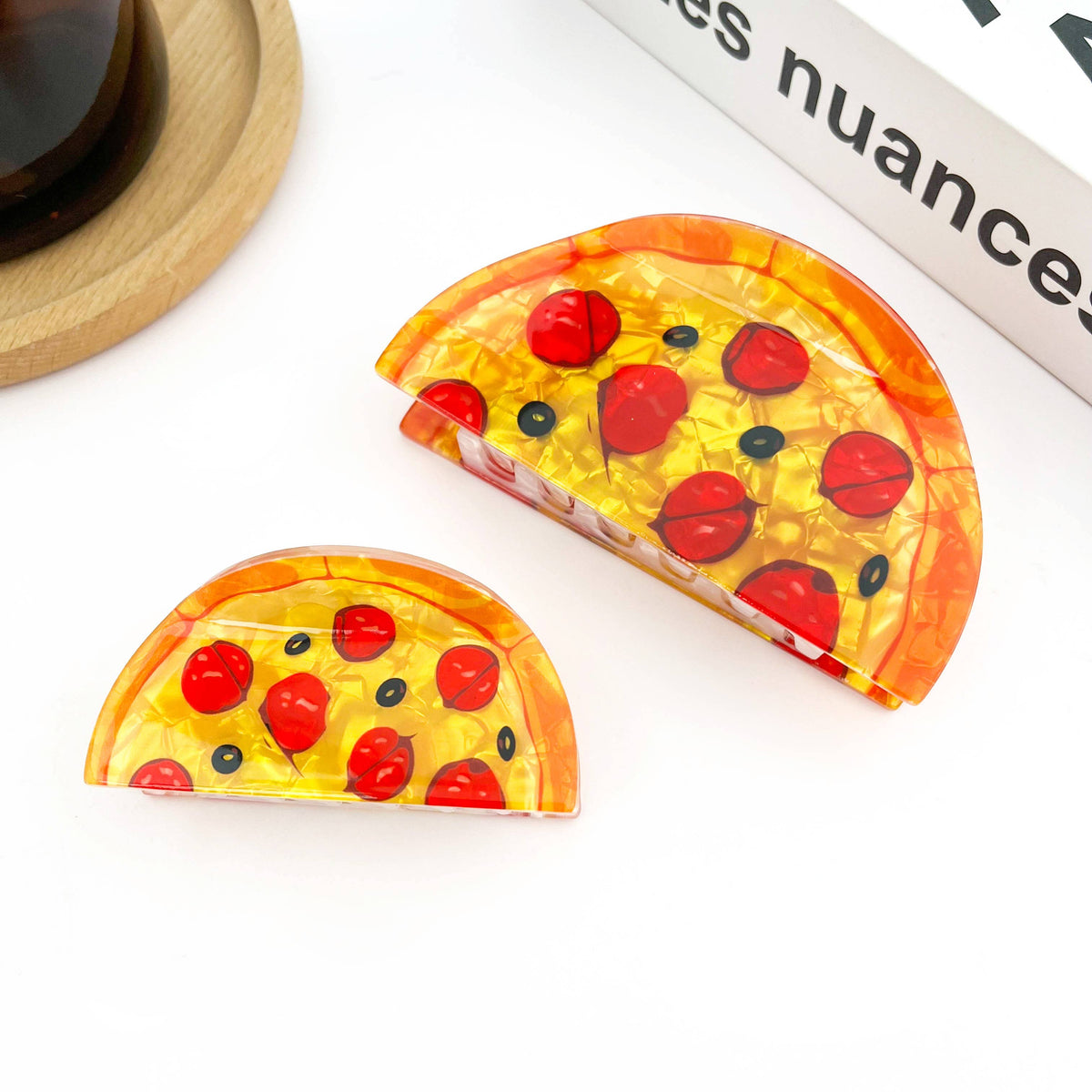 Half Pizza Hair Clip