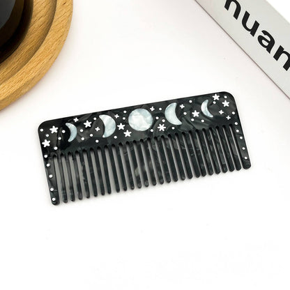 Black Starry Night Hair Clip