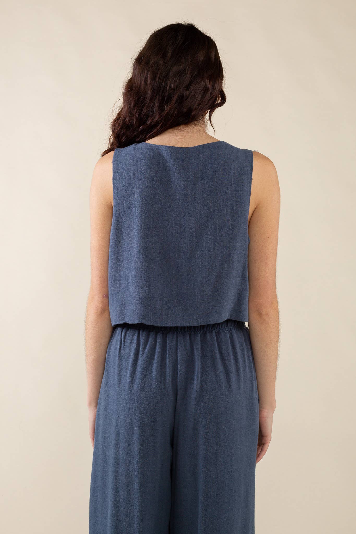 Cove Linen Vest