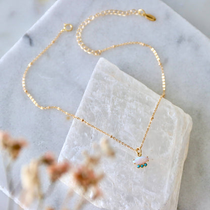 Opal and Turquoise Necklace