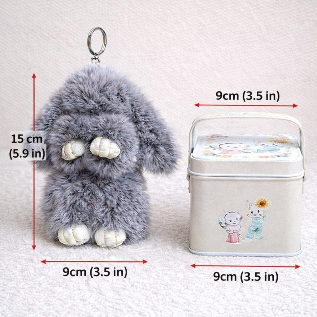 Bao Bunny™ Furry Kawaii Plush Keychain Mystery Tin | PDQ