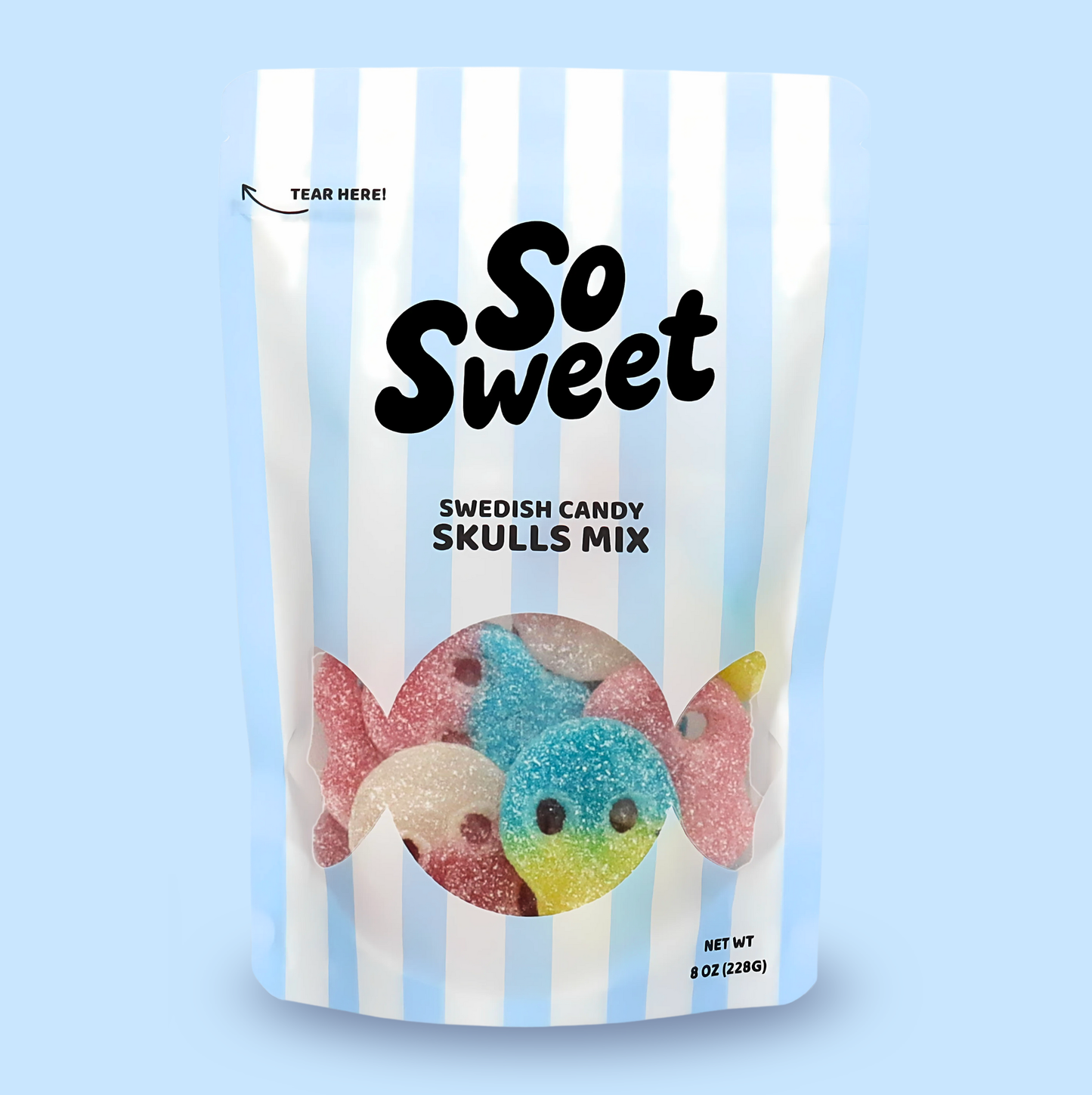 Swedish Candy Skulls Mix (8 oz)