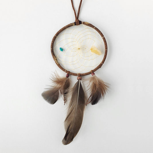 4" Natural Twig Dream Catcher