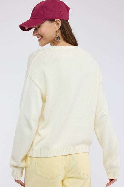 MALLARD DUCK KNIT SWEATER / WL25-12426
