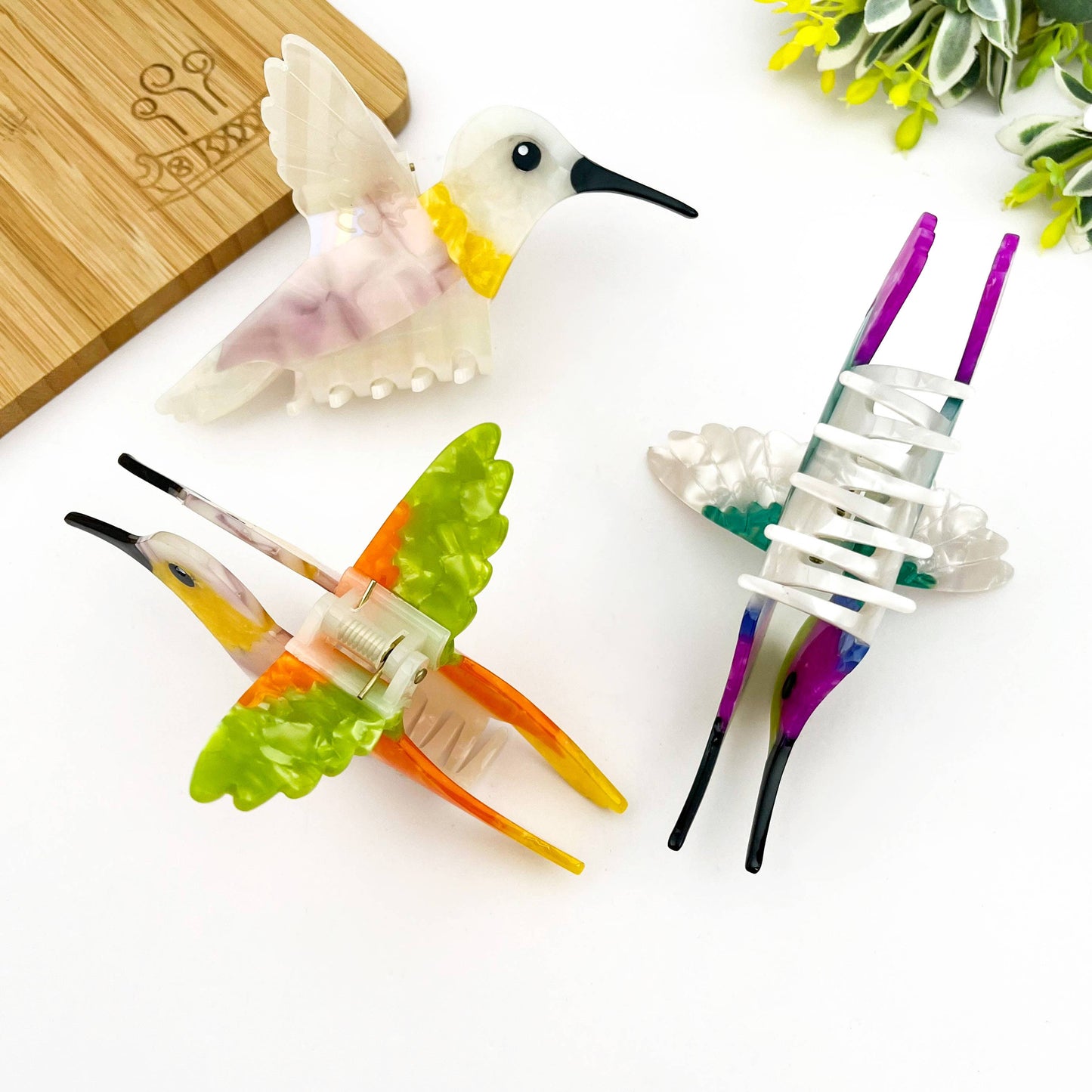 Hummingbird Hair Claw Clip