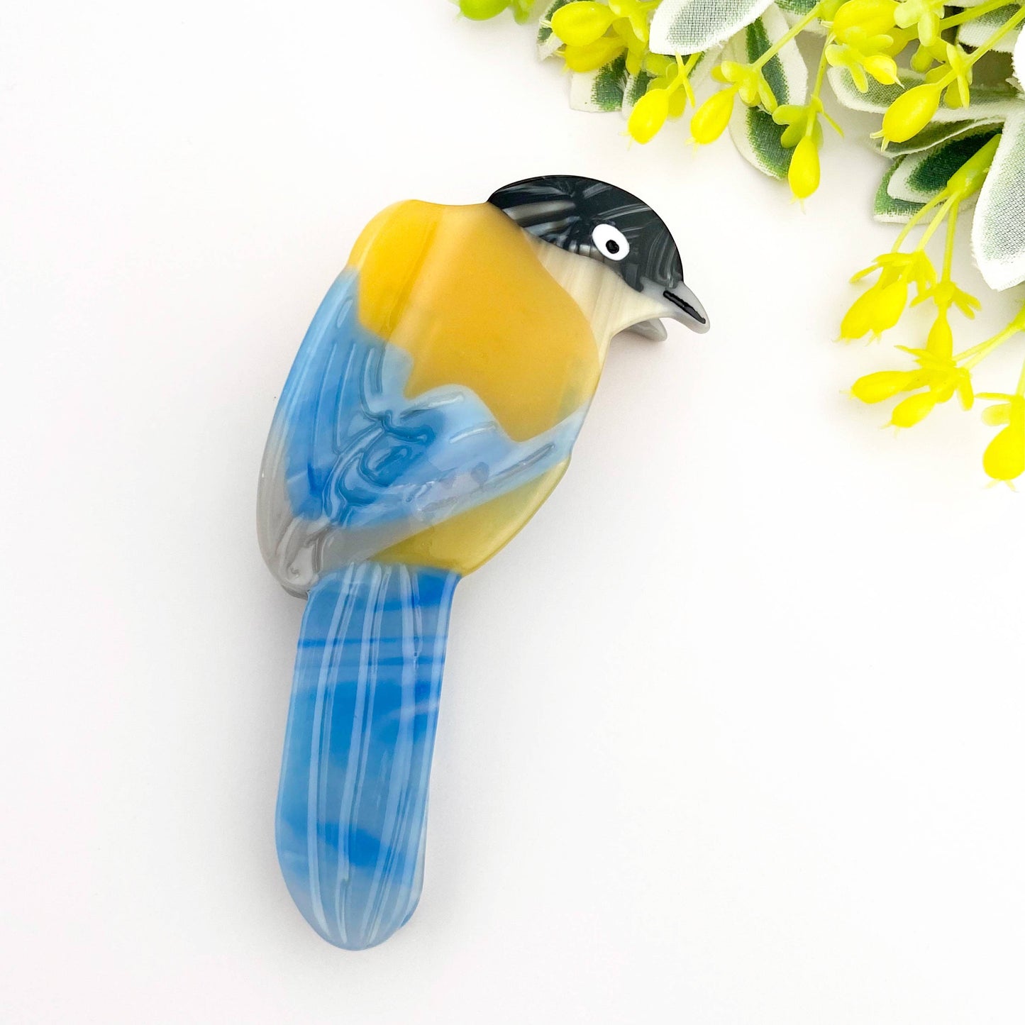 Charming Bird-Inspired Hair Claw Clip