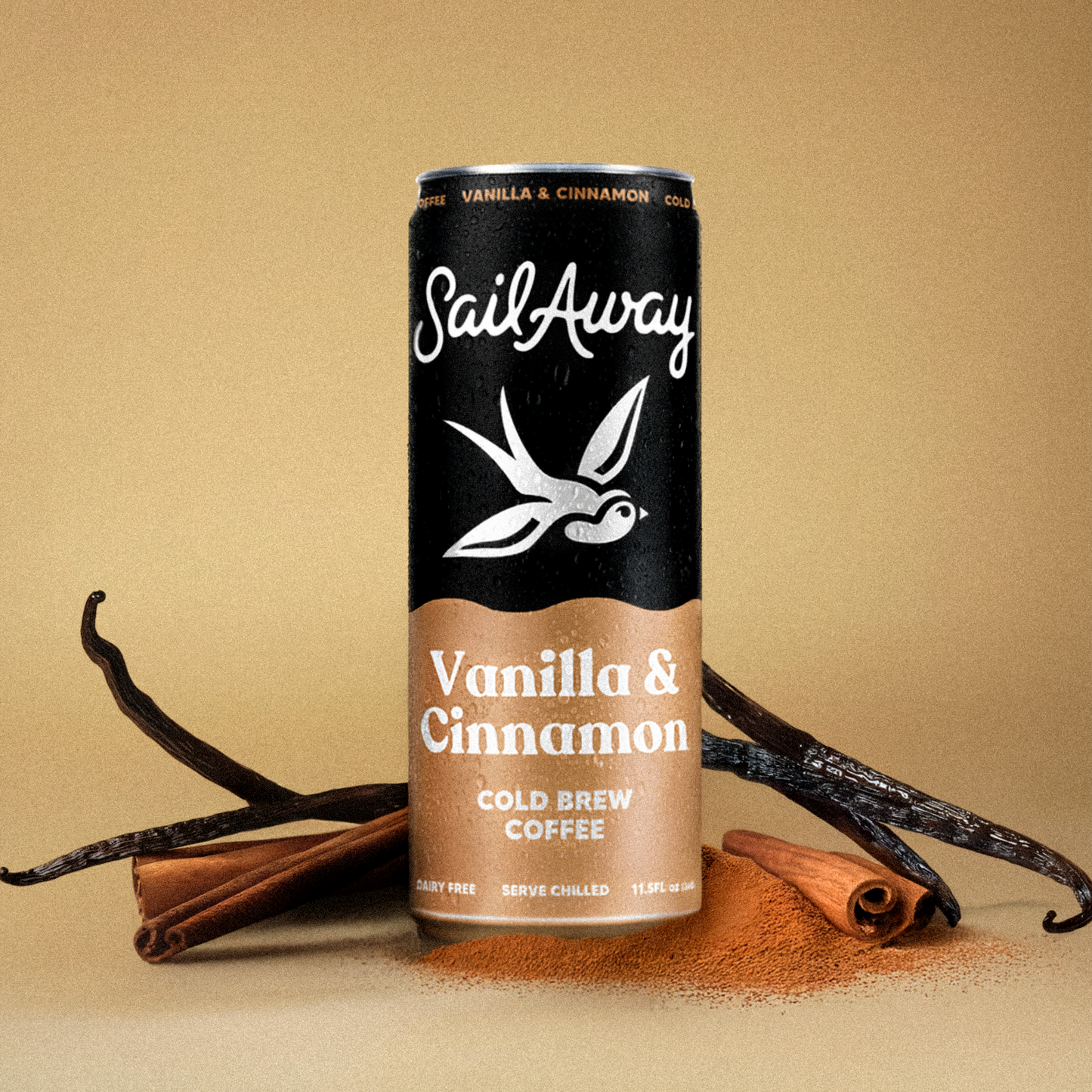 Cold Brew Coffee Cans - Vanilla & Cinnamon