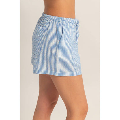 Coastal Ease Stripe Shorts