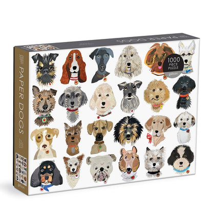 Paper Dogs 1000 Piece Puzzle