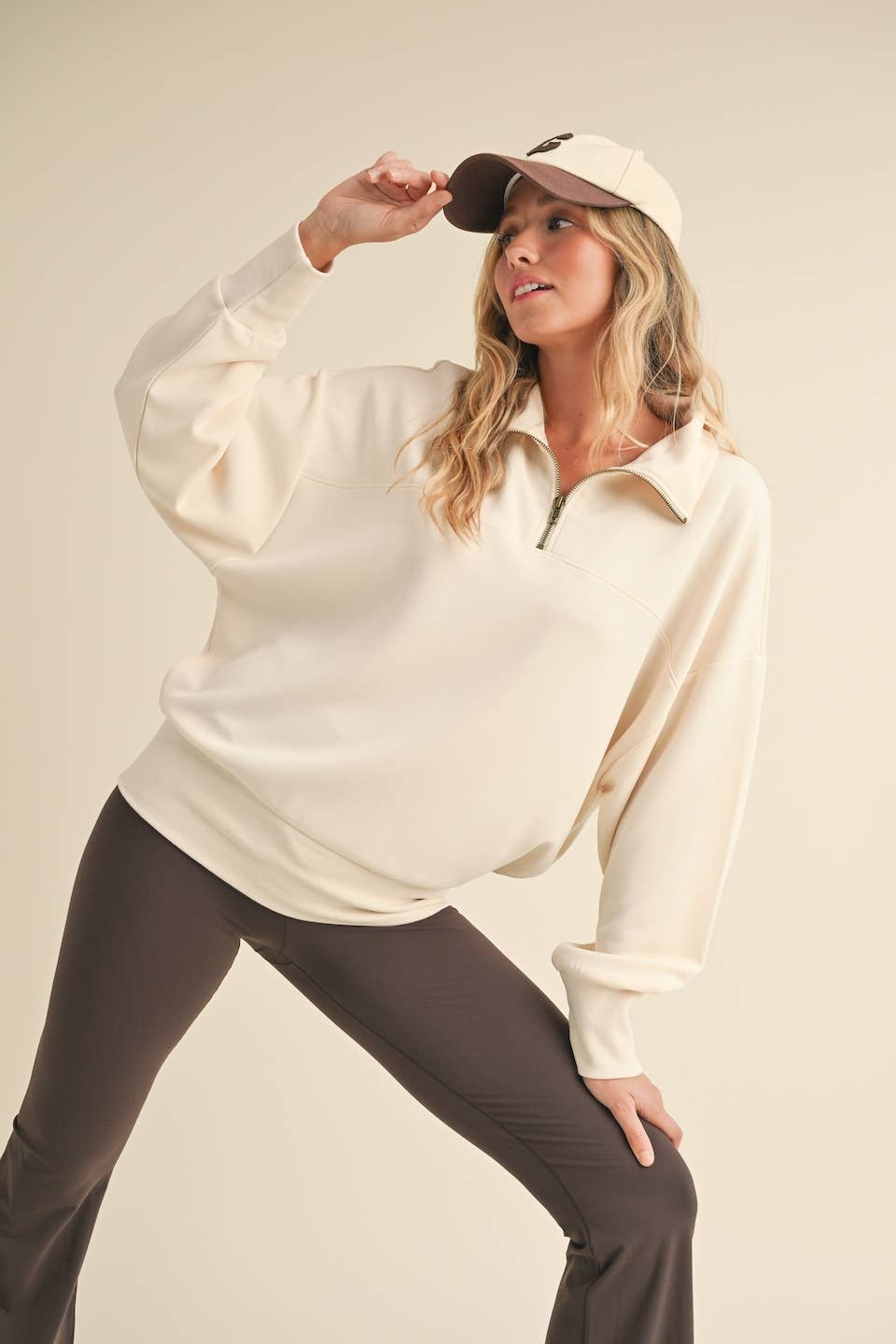 Super Soft Air Scuba Oversized Half Zip