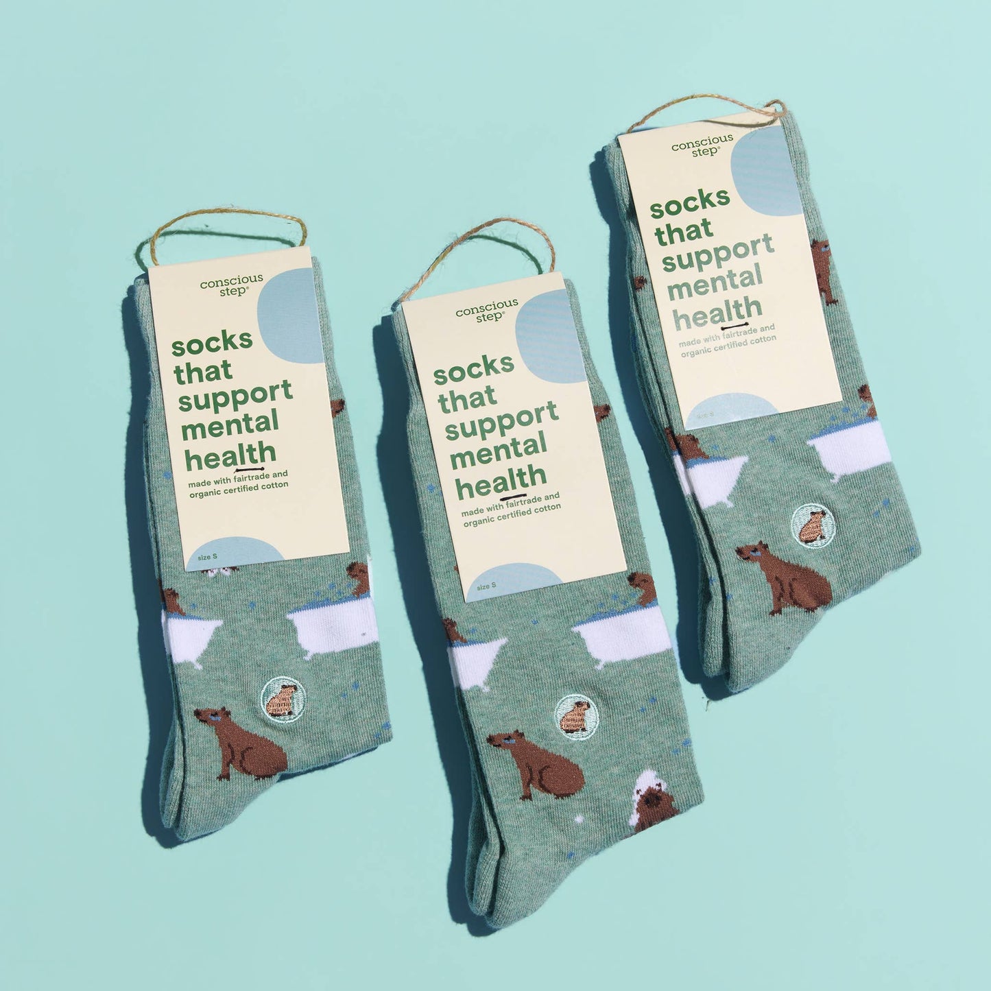 Socks that Support Mental Health | Green Capybaras