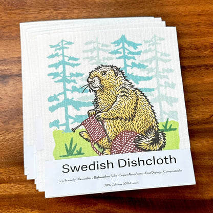 Cute Knitting Swedish Dishcloth