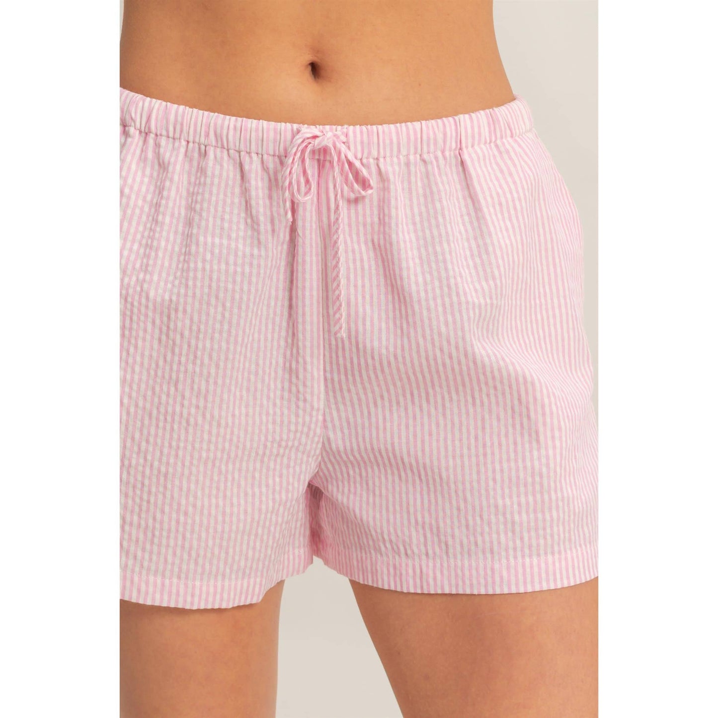 Coastal Ease Stripe Shorts