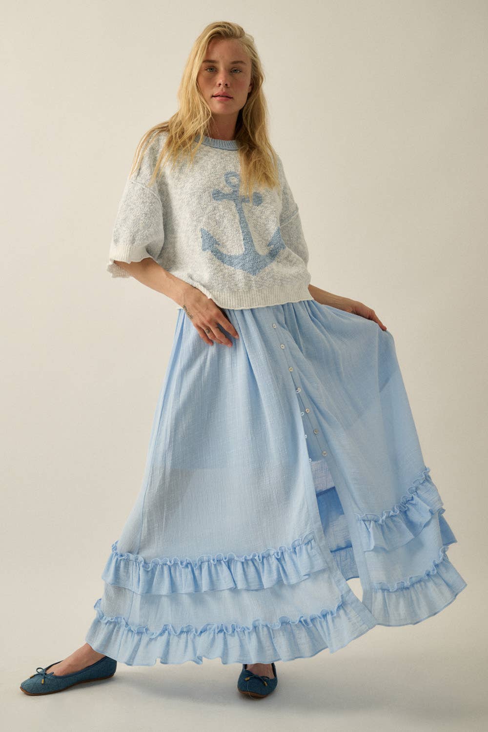 Breezy Days Cotton Skirt