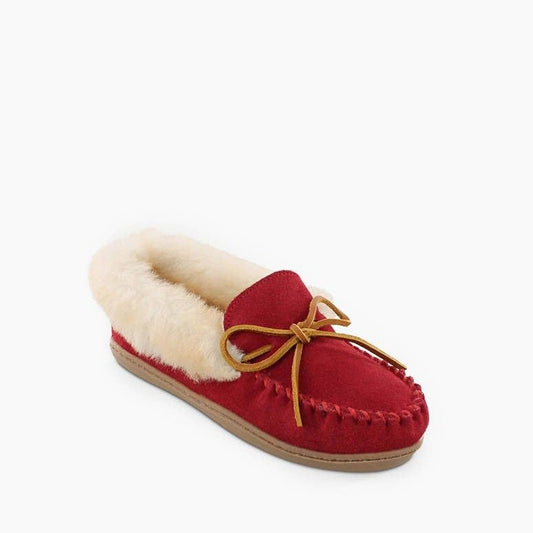 Women's Alpine Cozy Sheepskin Suede Slipper House Shoe