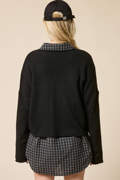 Soft V Neck Button Up Cardigan