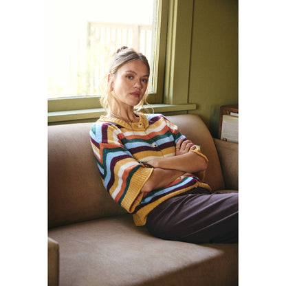 Golden Hour Stripe Cardigan