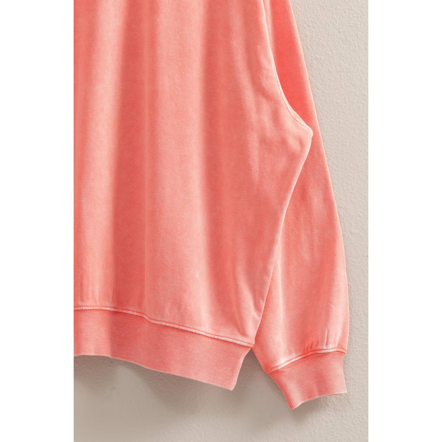 Drop Shoulders Relaxed Crew Neck Sweatshirt