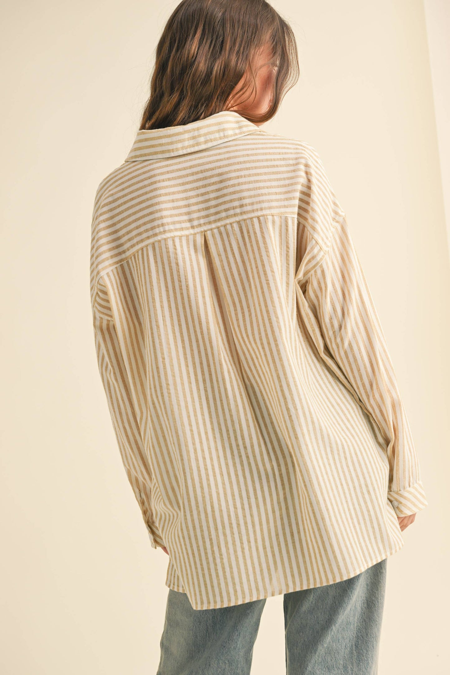 Laid-Back Luxe Stripe Shirt