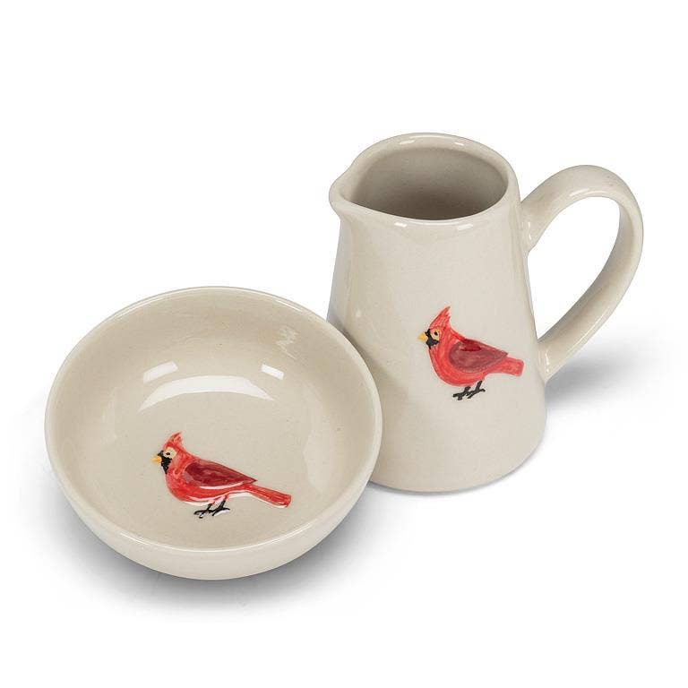 Mini Bowl with Cardinal-3"D