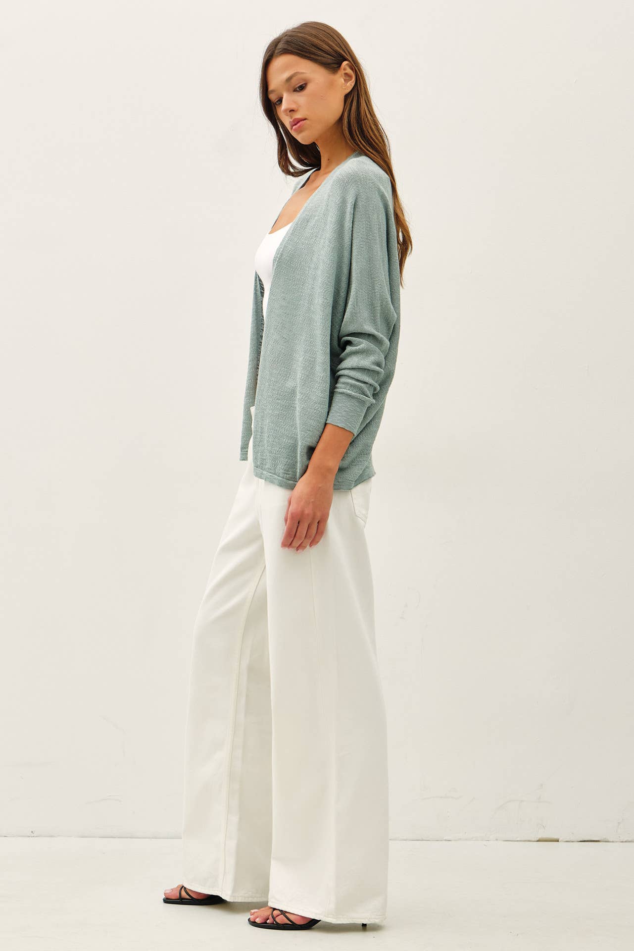 Spring Dolman Sleeve Cardi