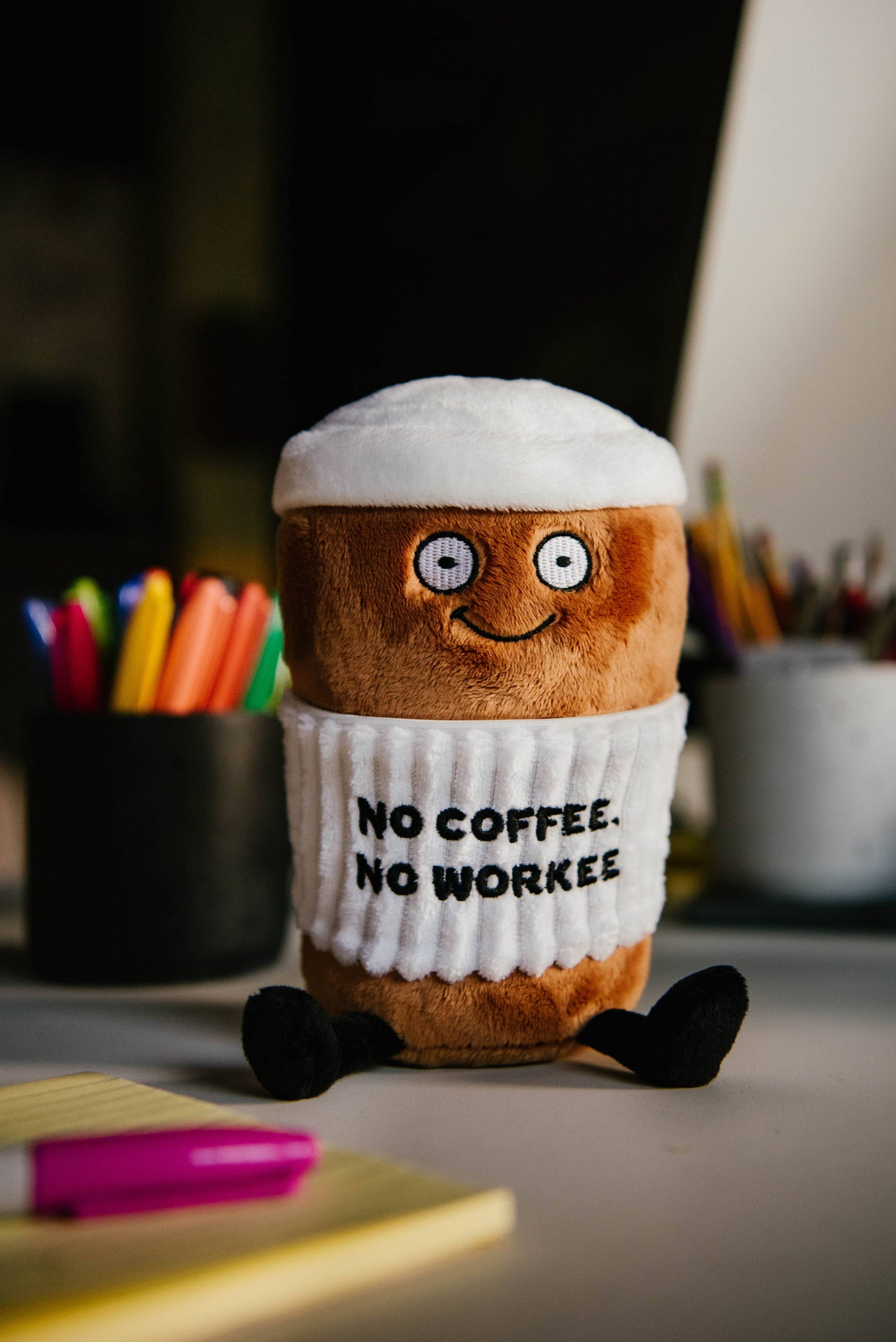 No Coffee No Workee Plushie