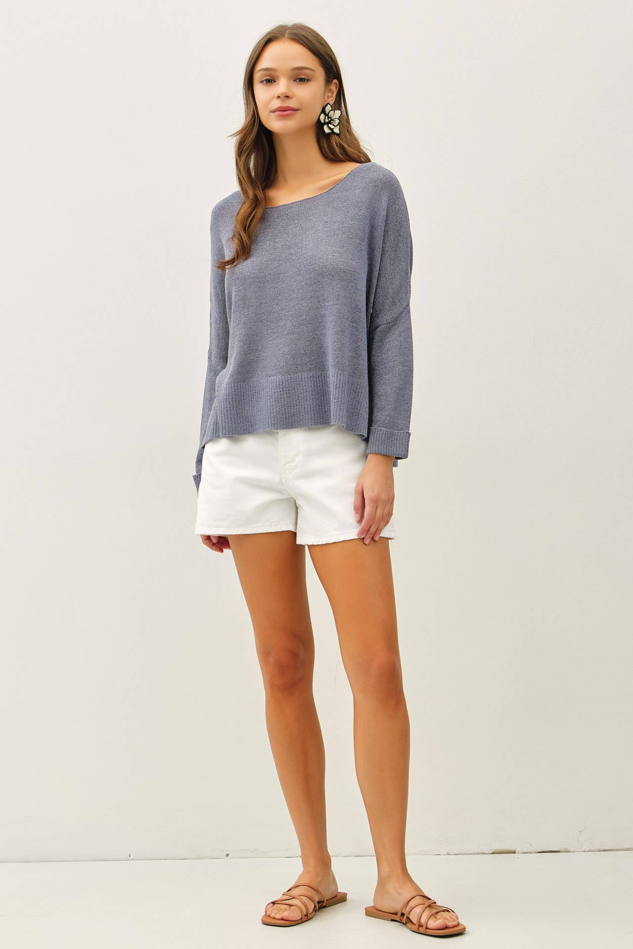 Breezy Boatneck Sweater