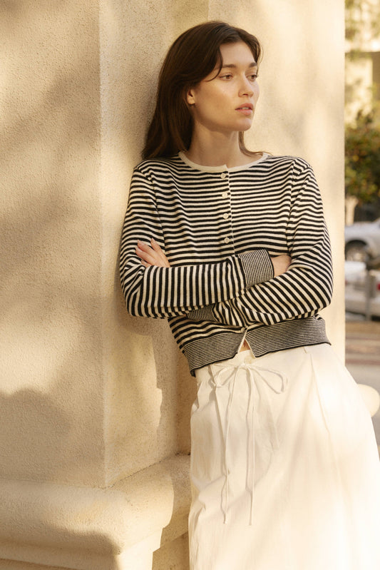The Montana Striped Cardigan