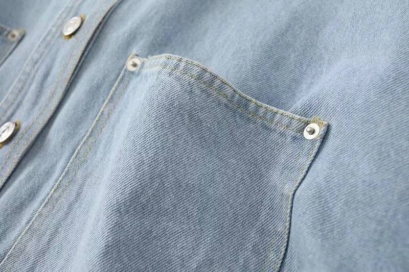 Oversized Jean Shacket