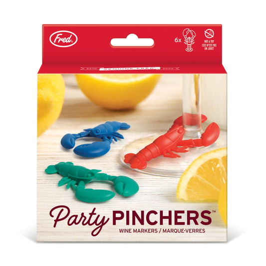 PARTY PINCHERS - Lobster Drink Markers - Set of 6