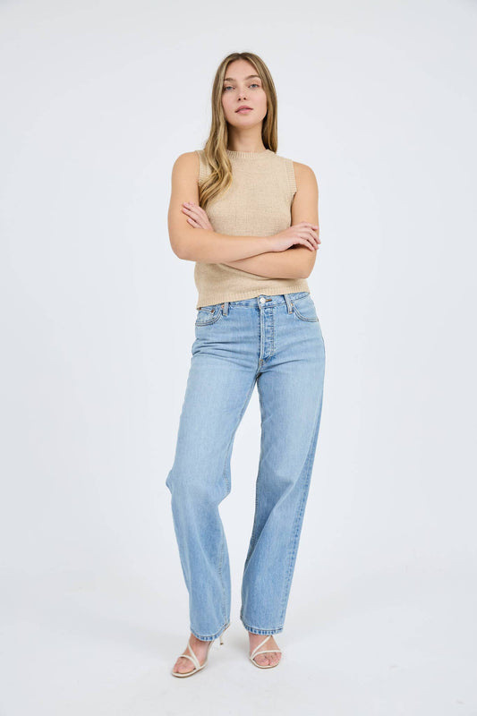 Timeless Sleeveless Knit Sweater