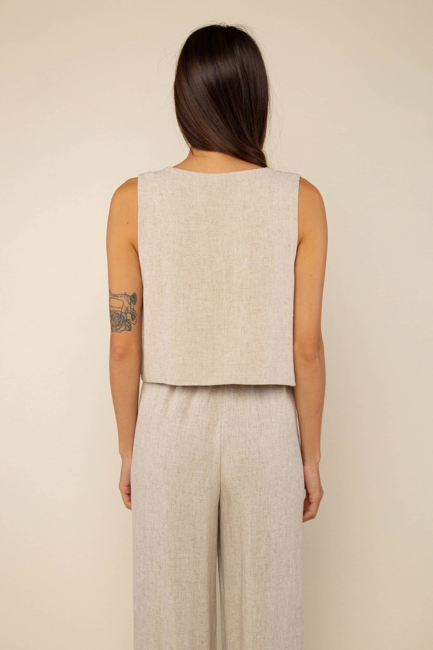 Cove Linen Vest