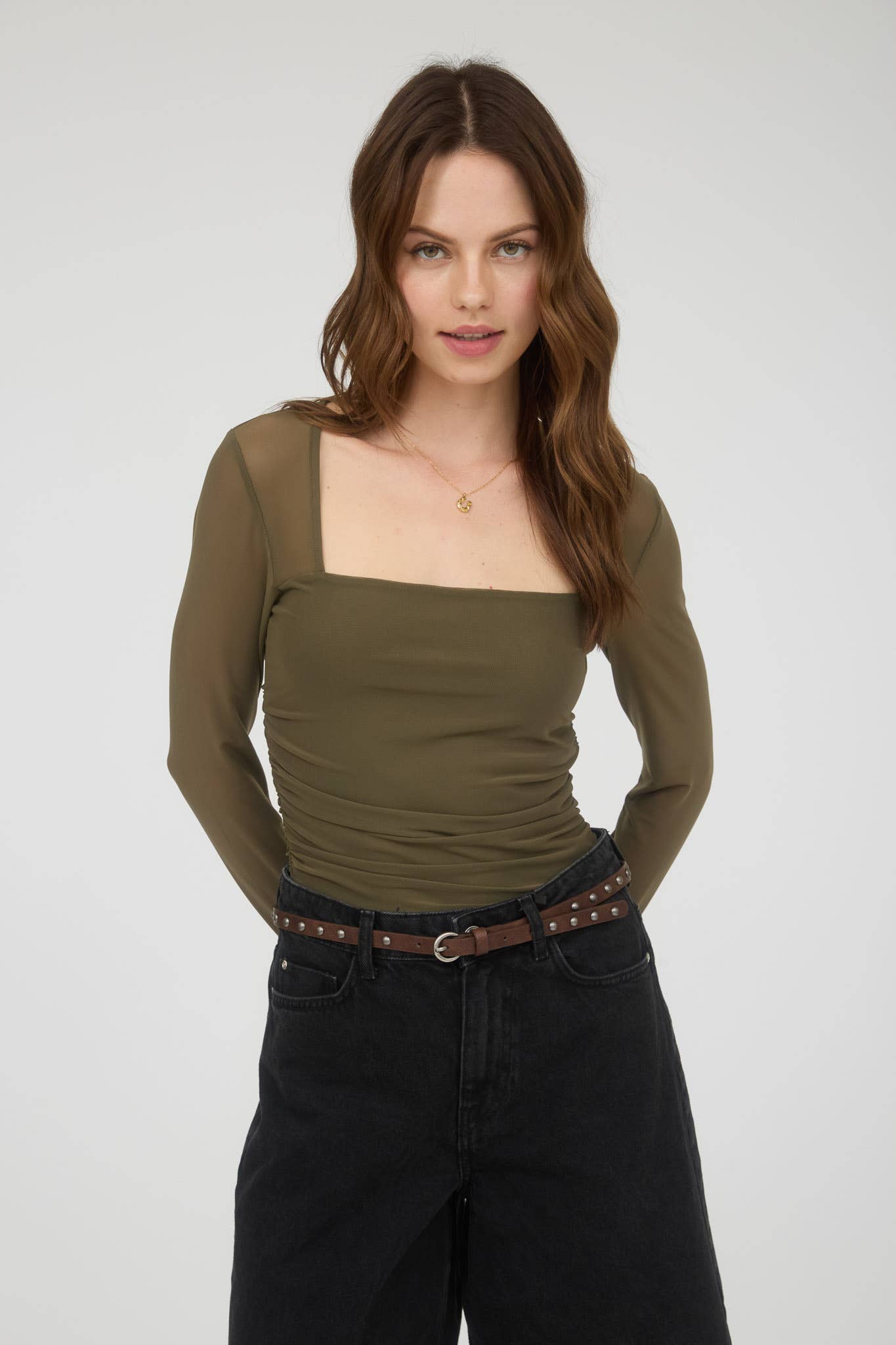 Sydney Square Neck LS Top