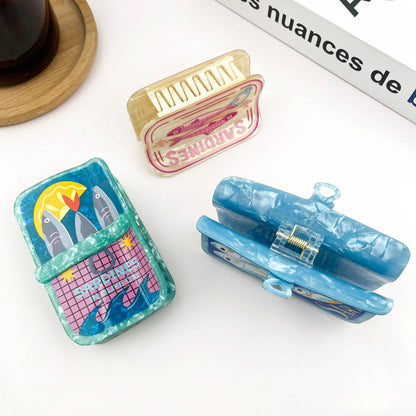 Sardine Can Hair Clip