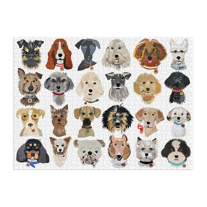 Paper Dogs 1000 Piece Puzzle