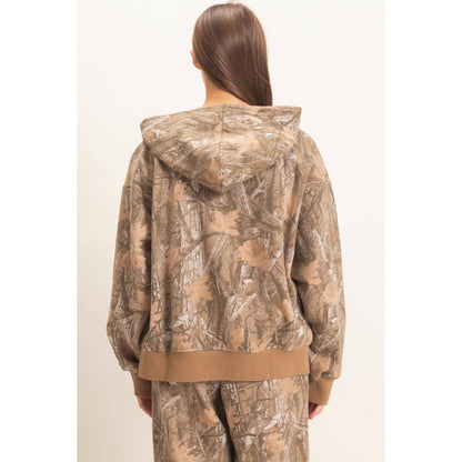 Relaxed Camo Hoodie