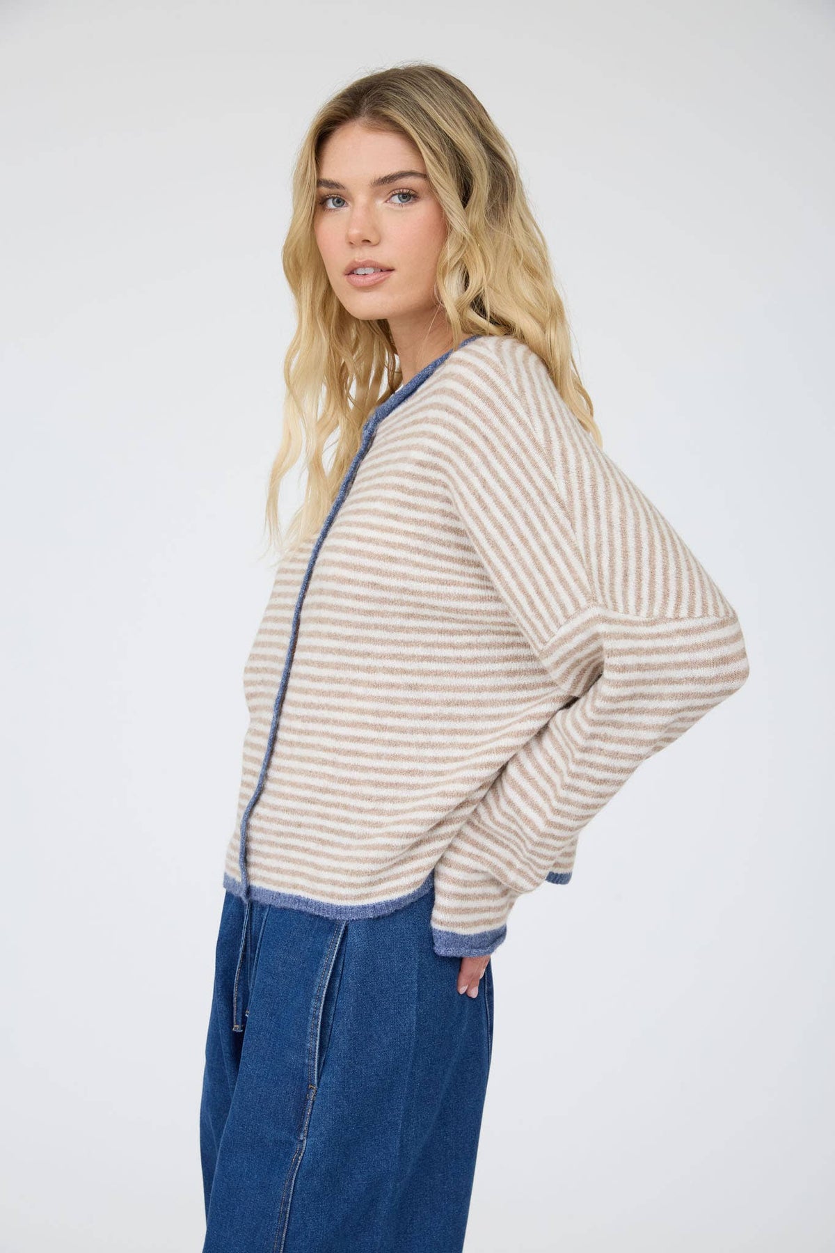 Coastal Stripe Cardigan