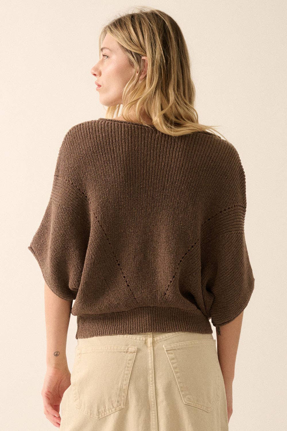 The Willow Pointelle Sweater