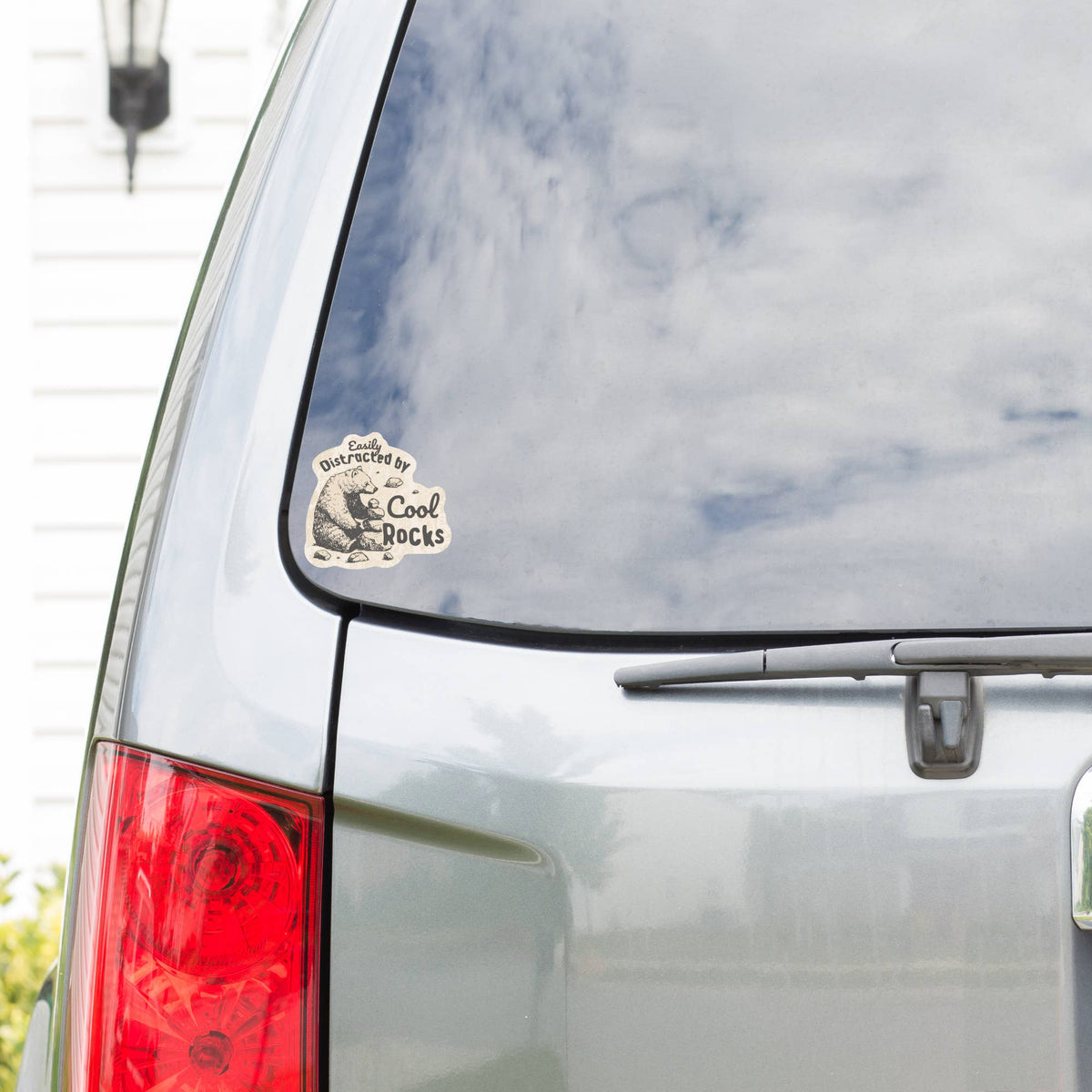Distracted by Cool Rocks Sticker