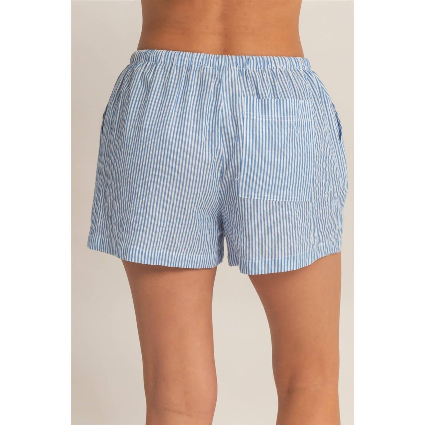 Coastal Ease Stripe Shorts