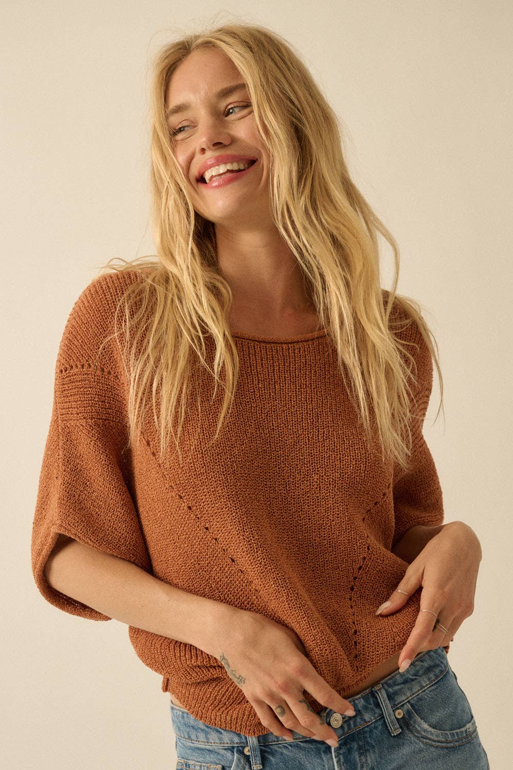 The Willow Pointelle Sweater