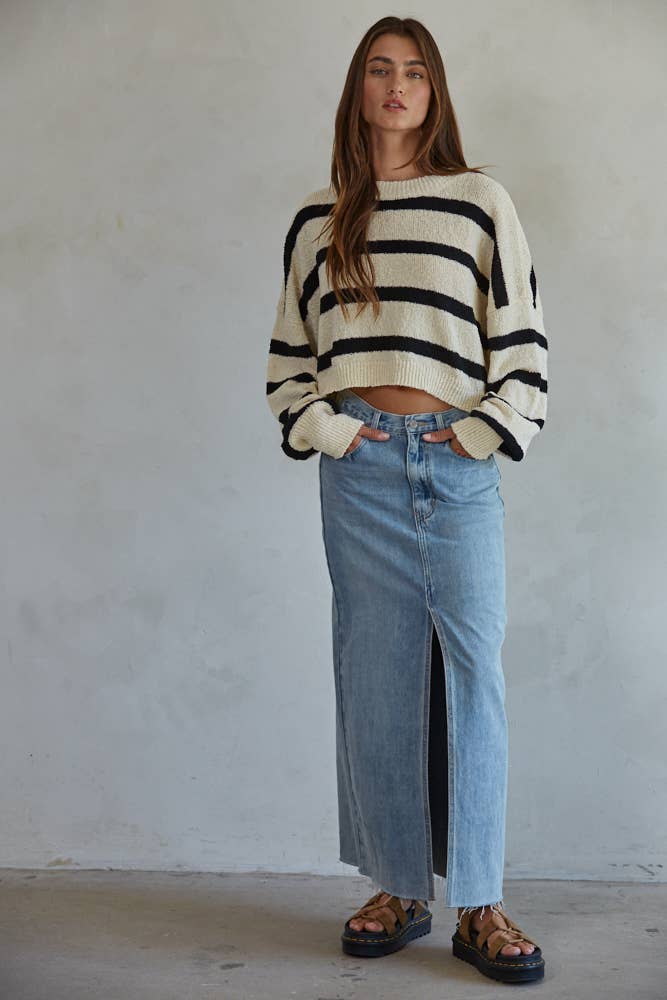 Harbor Stripe Knit Pullover