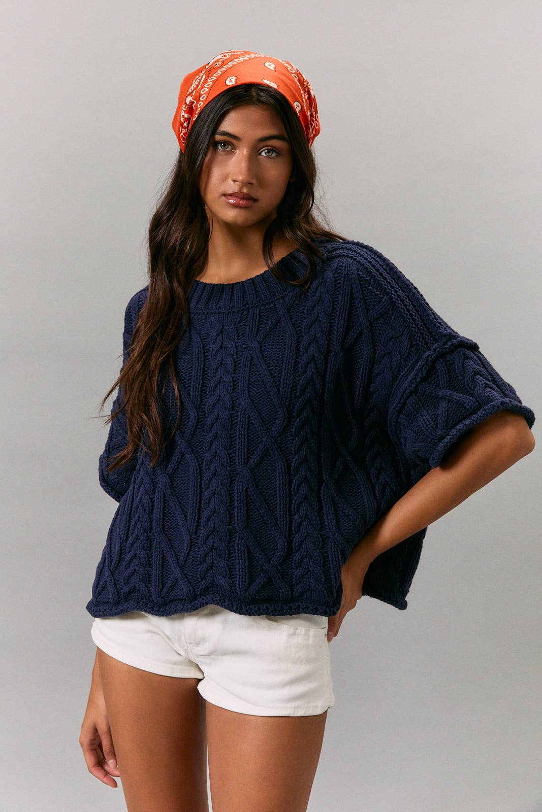Relaxed Coastal Cable Knit