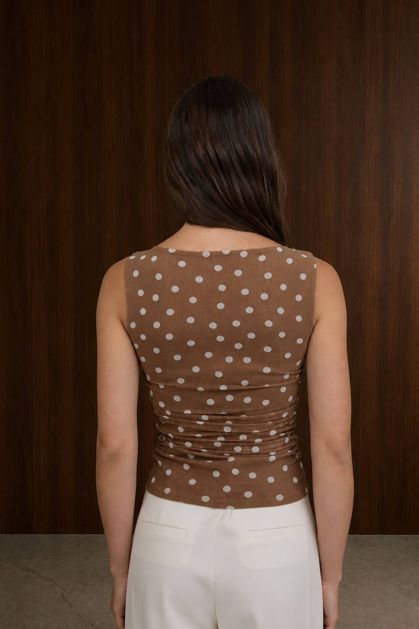 Moonlight Dot Mesh Top