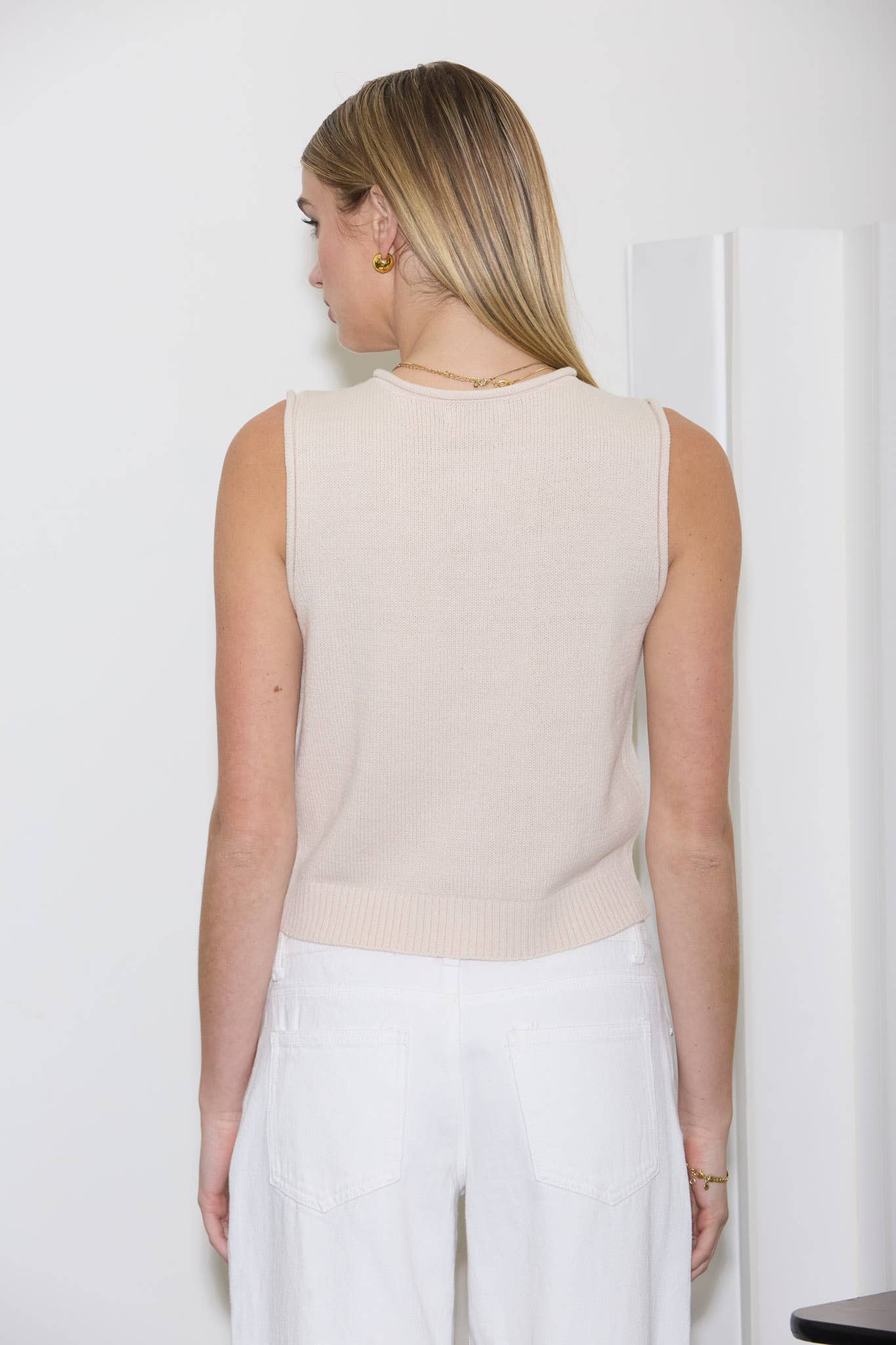 Raw Edge Coastal Cardi Vest