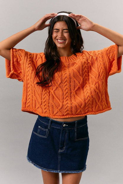 Relaxed Coastal Cable Knit