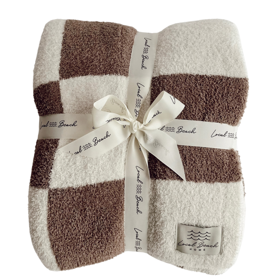 Checker Luxe Home Blanket
