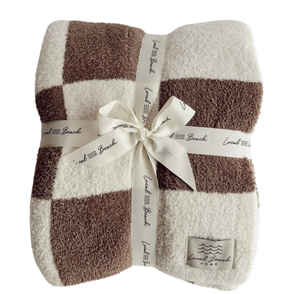 Checker Luxe Home Blanket