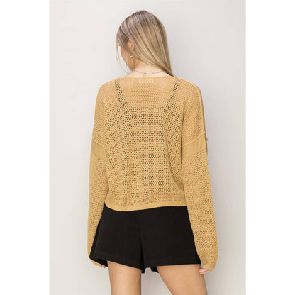 Coastal Mesh Sweater